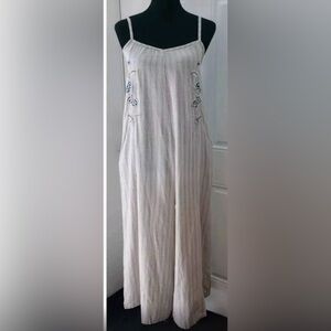 World market super wide leg romper